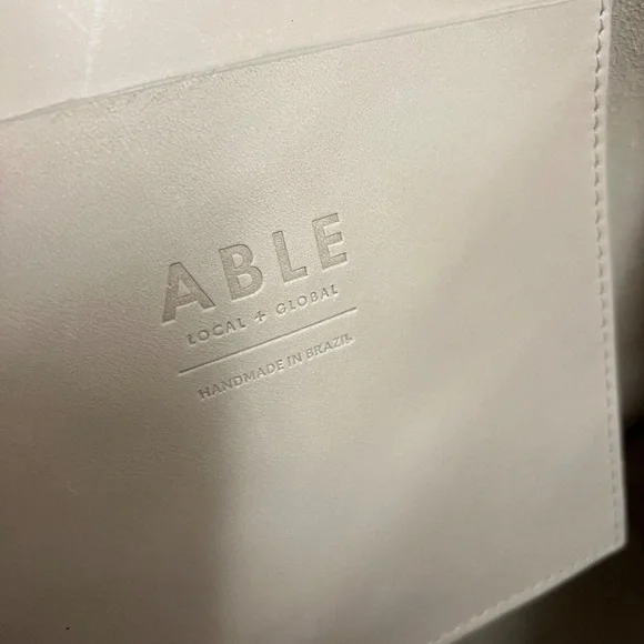 ABLE leather tote shoulder bag - Picture 6 of 7